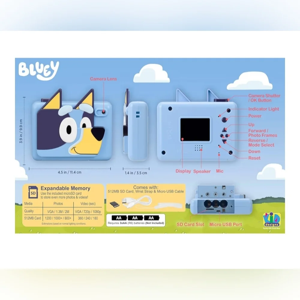 Bluey Digital Camera